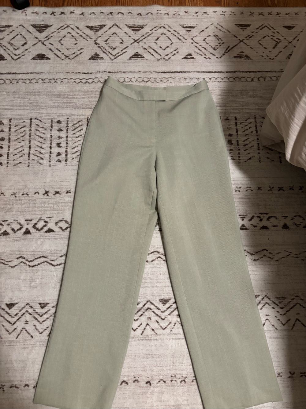 High-Rise Wide-Leg Women's Pants in Soft Tan